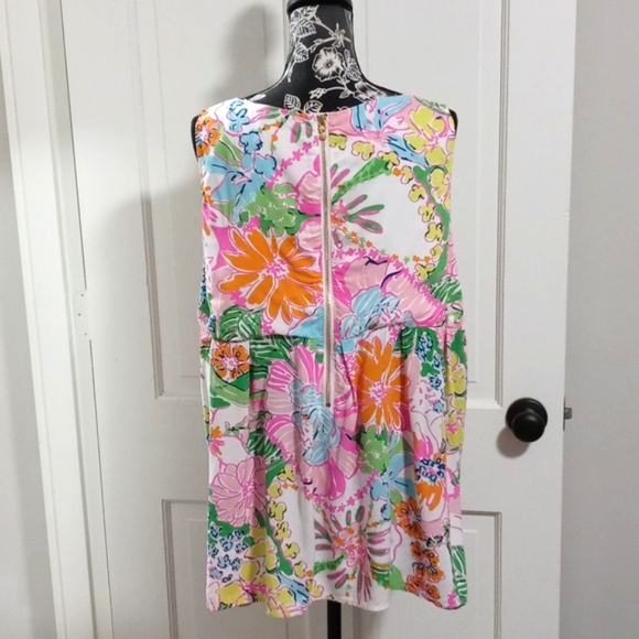 🆕️ 🌺Lilly Pulitzer X Target🌺 - "Nosey Posie" Sleeveless Top - Picture 2 of 15